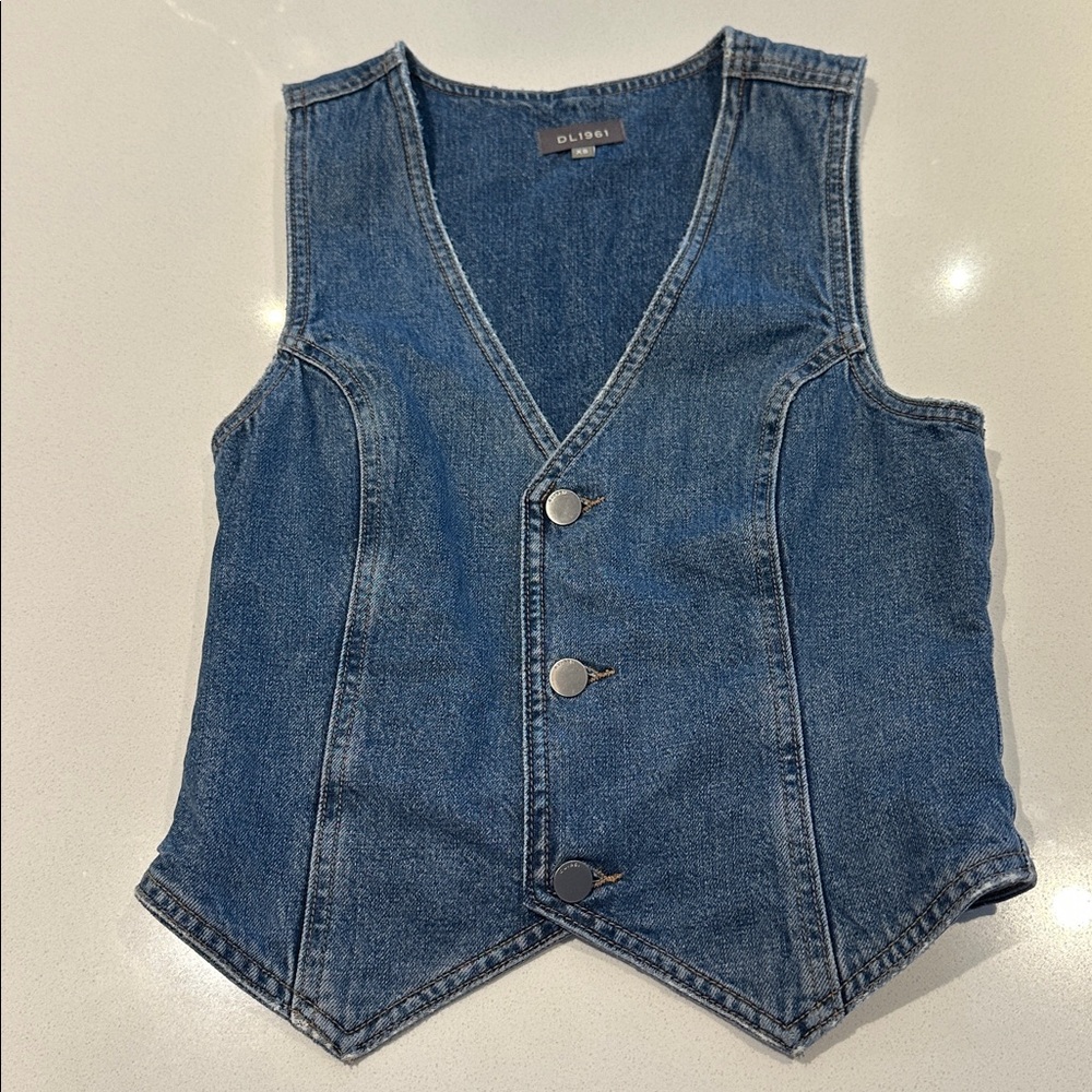 DL1961 Blue Denim Vest Sz.XS